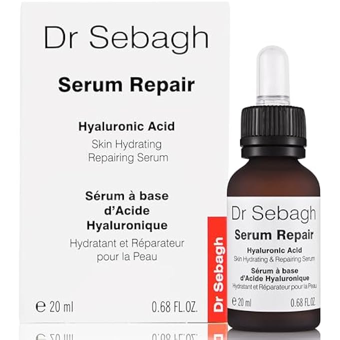 Dr. Sebagh SERUM REPAIR - 20 ML | AWARD-WINNING HYALURONIC ACID FACIAL HYDRATOR | ANTI AGING & WRINKLE | SKIN MOISTURISING & REPAIRING FORMULA | COLLAGEN BOOSTING YOUTHFUL GLOW FOR WOMEN & MEN - Image 1